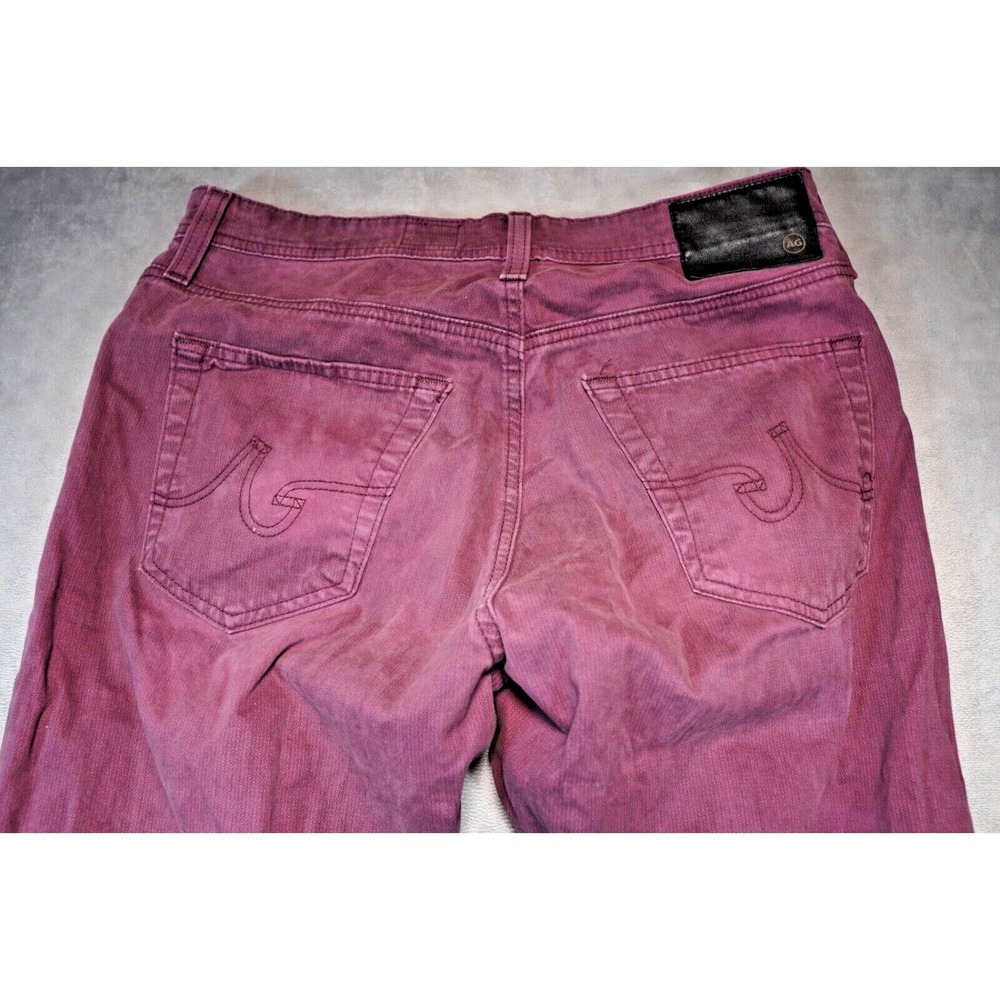 Adriano Goldschmied AG Pants Mens 31x32 Everett Slim Straight Purple Stretch